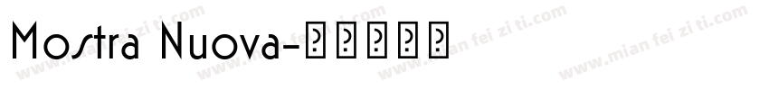Mostra Nuova字体转换